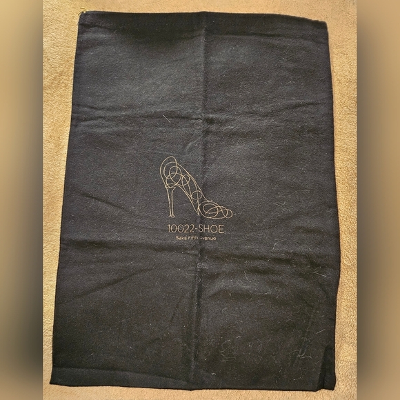 Saks 5th Fifth Avenue XL Drawstring Dust Bag Travel Storage Tote Handbag Garment - Picture 3 of 6